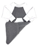 Grey and White Safari Sock