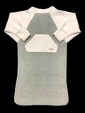 Grey and White Safari Sock